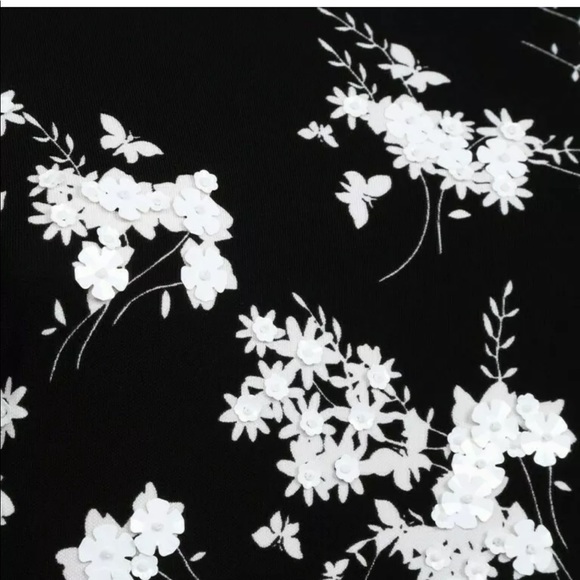 Michael Kors 3D Floral Sequined Dress - Picture 5 of 10